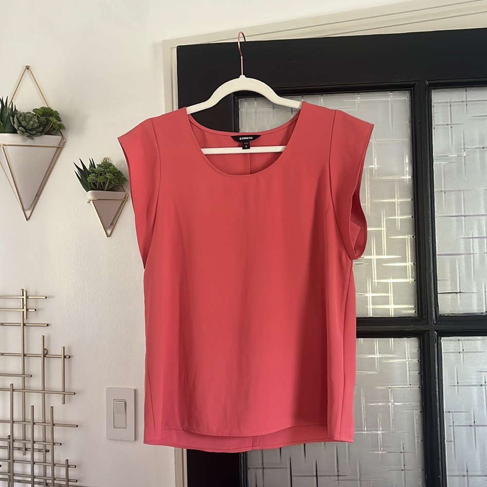 Express size small coral blouse